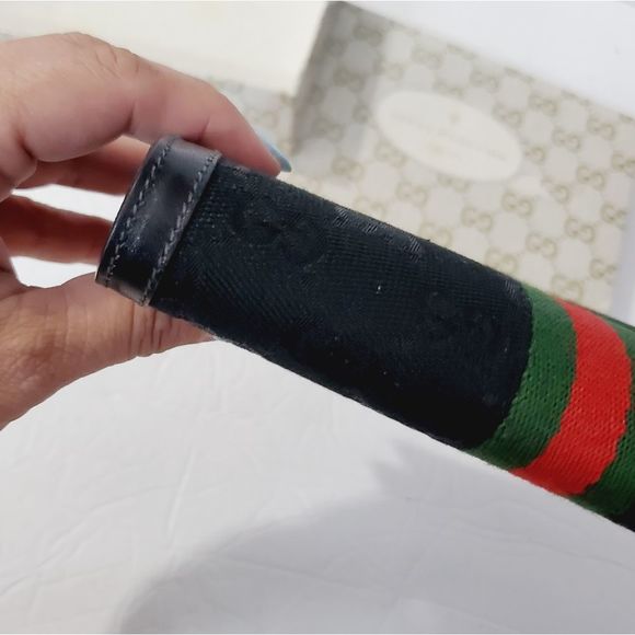 Gucci collectors Piece 80s authentic Vintage ophidia web black clutch - Picture 8 of 16